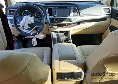 2016 Toyota Highlander Xle from USA, damaged, VIN 5TDJKRFH7GS335697